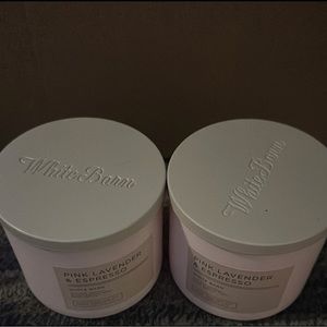 Bath and body works Pink Lavender & Espresso 3 wick candles